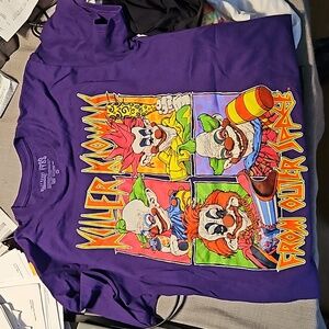 Killer Klowns from outer space unisex M Fright Rag tshirt.